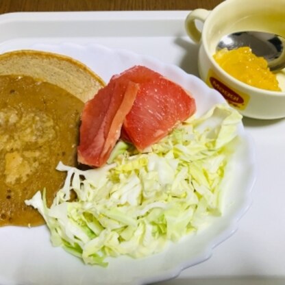 牛乳をコーヒー豆乳にしてみました！
モチモチで美味しいです♬